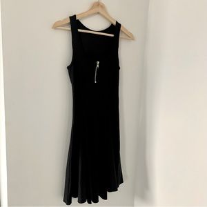 Blackmilk M Evil Cheerleader Skater Tank Dress with Front Zip